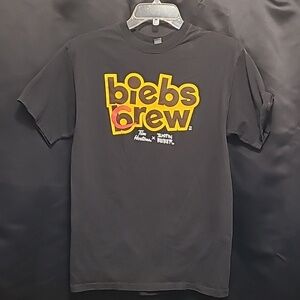 Justin beiber & Tim hortons collaboration staff shirt size Med BRAND NEW